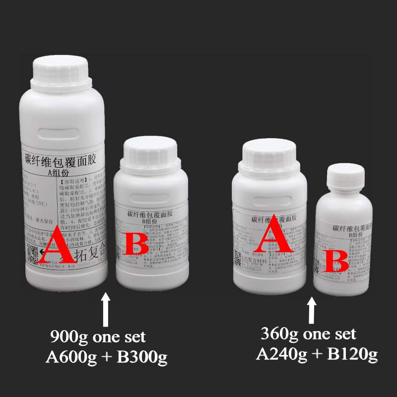 Crystal Growing Kit - Kohlefaserharz Epoxid E51 3:1 AB-Kleber Hochglänzend