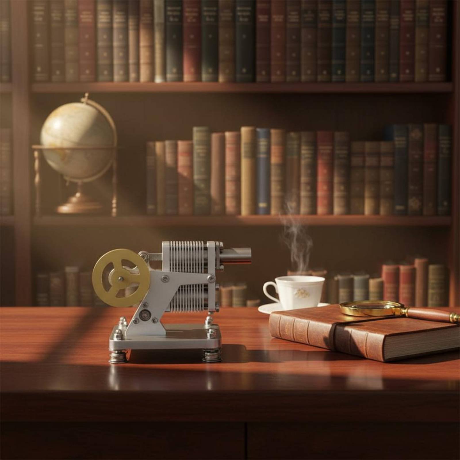 Science Hobbyist - Wissenschaftliches Geschenk: Thermisches Motormodell mit Schwenkverbindung,