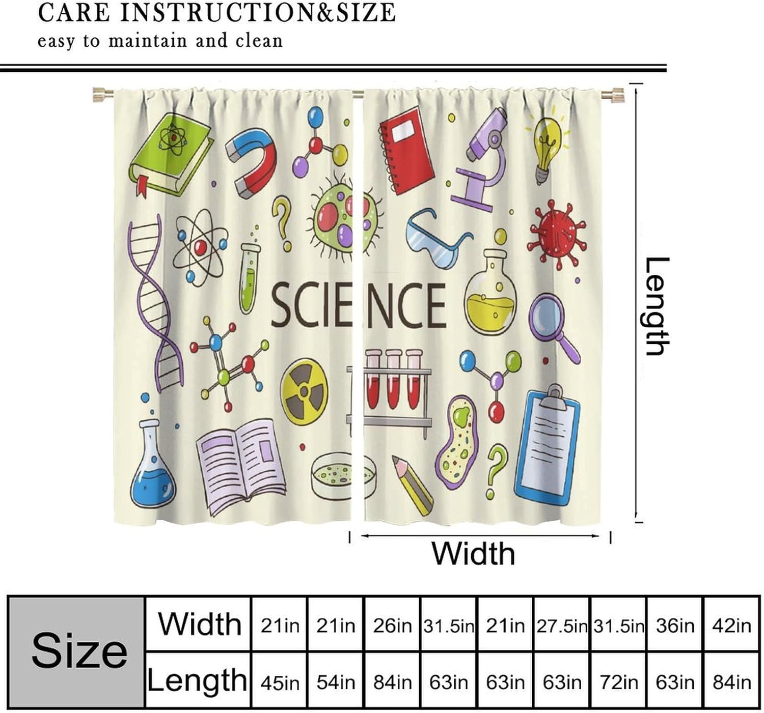 Wissenschaftsvorhang Lehrreich – Science Nursery Bewertung und Preis